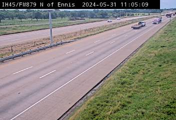 IH-45 at FM-879 North of Ennis, FACING Unknown