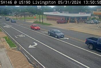 SH-146 at US-190 in Livingston, FACING Unknown
