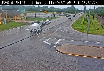 US-90 at SH-146 in Liberty, FACING Unknown