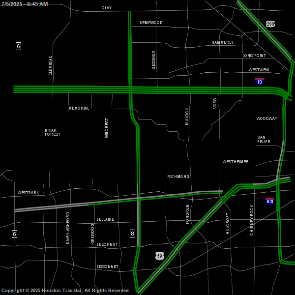 Houston Traffic Map Today